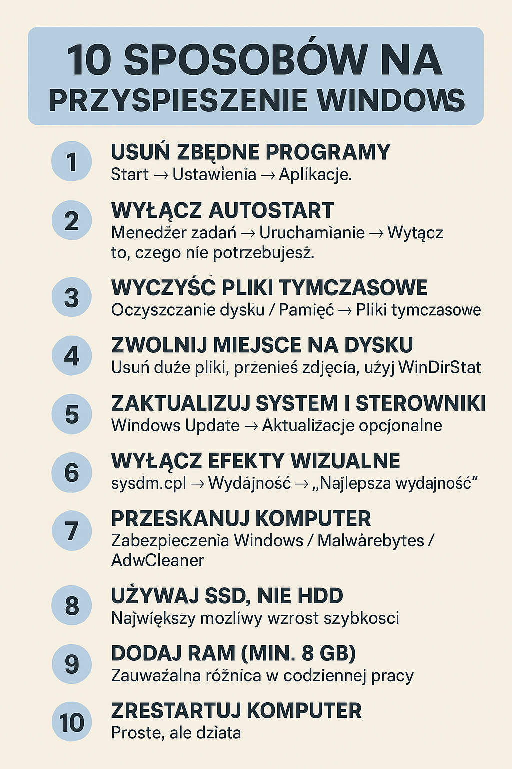 Przyśpiesz Windows | Komputerowka.pl
