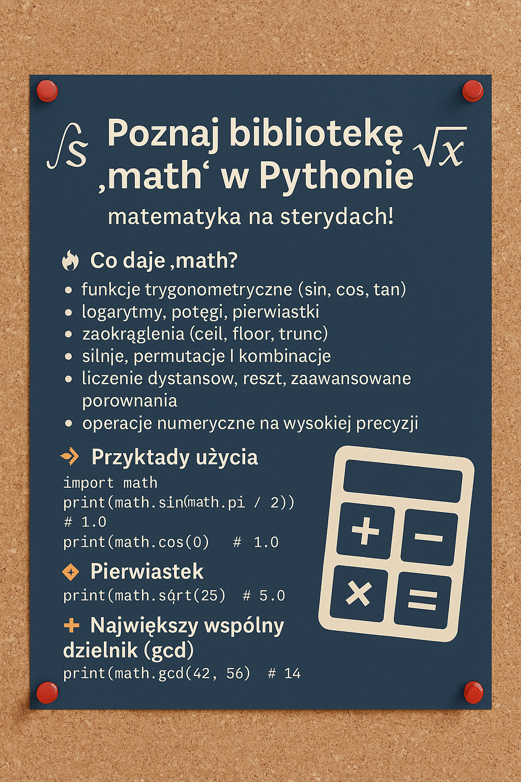 Komputerowka.pl | Biblioteka Mathe Python